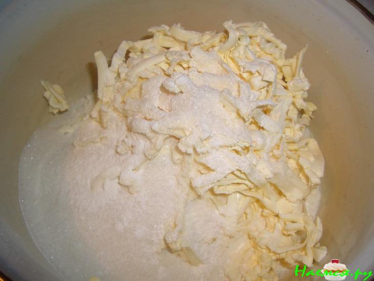 Пирог творожный с апельсином