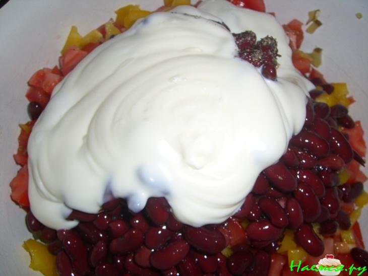 Салат с бобами Салат с бобами