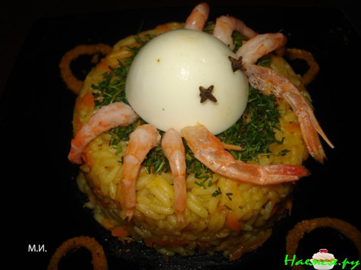 Плов с креветками Плов с креветками