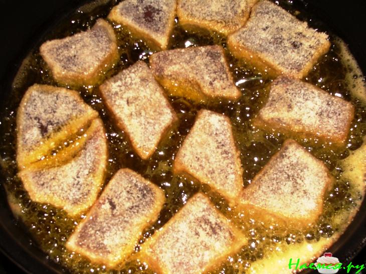 Тунец жареный