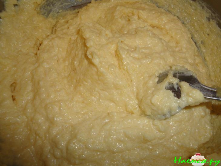 Лимонный бисквит с яблочно-лимонным кремом