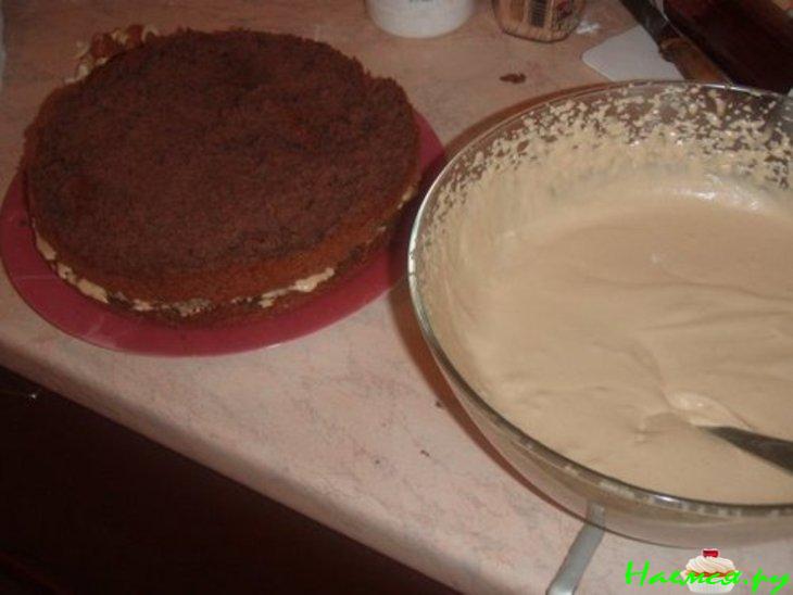Сливочно-кофейный торт