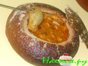 "Гуляш" со сливками и томатом