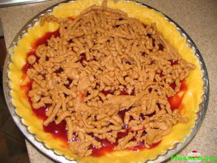 Пирог из песочного теста