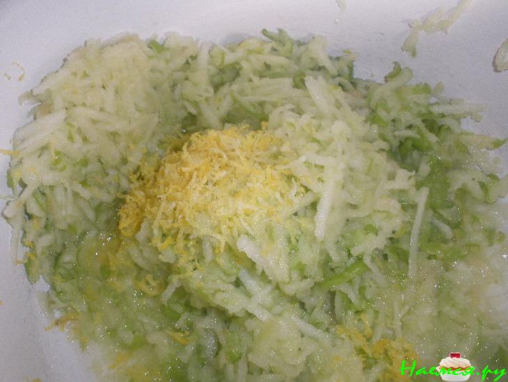 Тертый яблочно-лимонный пирог. Вкусный и быстрый