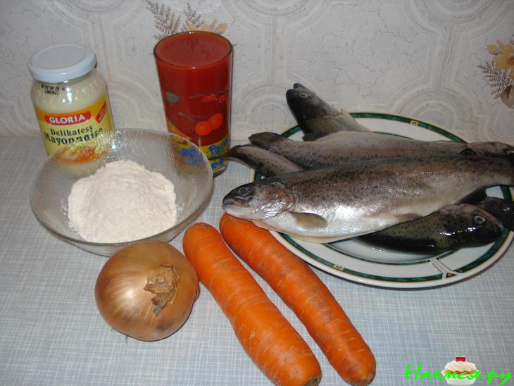 Рыба в томате с майонезом Рыба в томате с майонезом