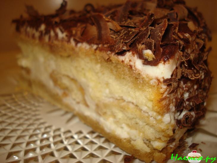 Торт "Тирамису с белым шоколадом" (не классический)