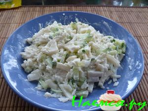 Салат с кальмарами именно в Пост