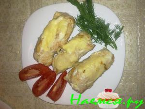 Рулетики из куриных грудок