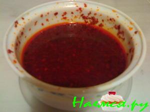 Острый соус из красного перца (пулбибера)