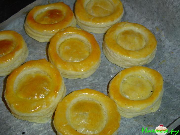 Волованы с горбушей