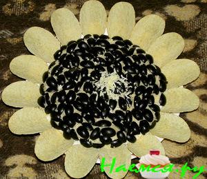 Салат куриный "Подсолнух"