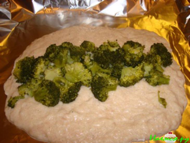 Куриный рулет-суфле с брокколи