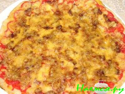 Пицца луковая (Луковый пирог по-французски) Пицца луковая (Луковый пирог по-французски)