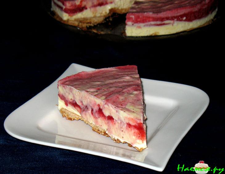 Торт-Мороженое "Клубника-Маскарпоне"