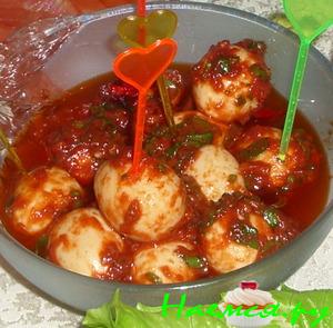 Маринованные яйца по-пьемонтски