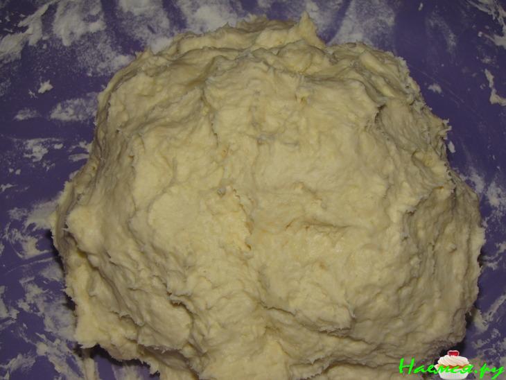 Пирог с сыром и грибами