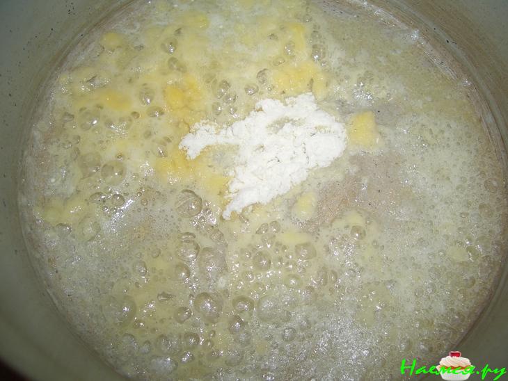 Рыба с соусом бешамель