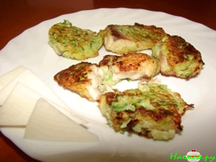 Рыба в кляре из цуккини Рыба в кляре из цуккини