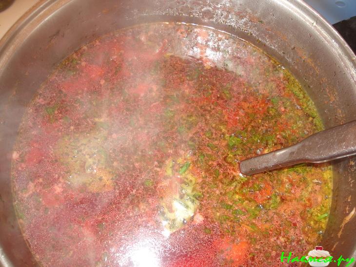 Ещё раз борщ "Вкуснятина" с пампушками и маленькими хитростями