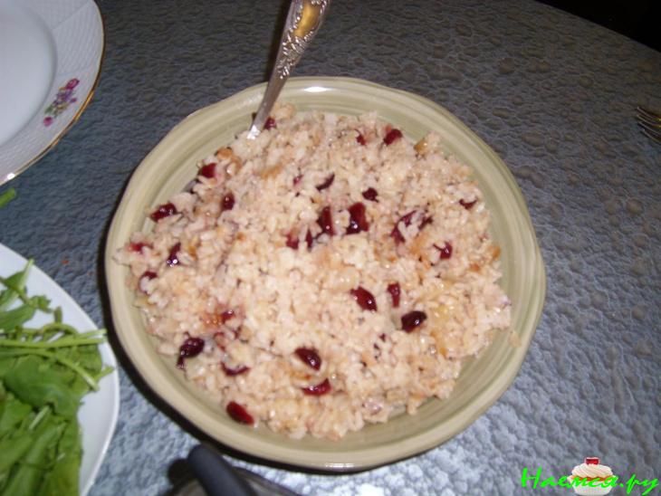 Плов с cranberry (клюква)