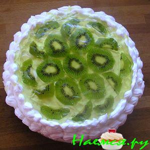 Торт воздушный с киви