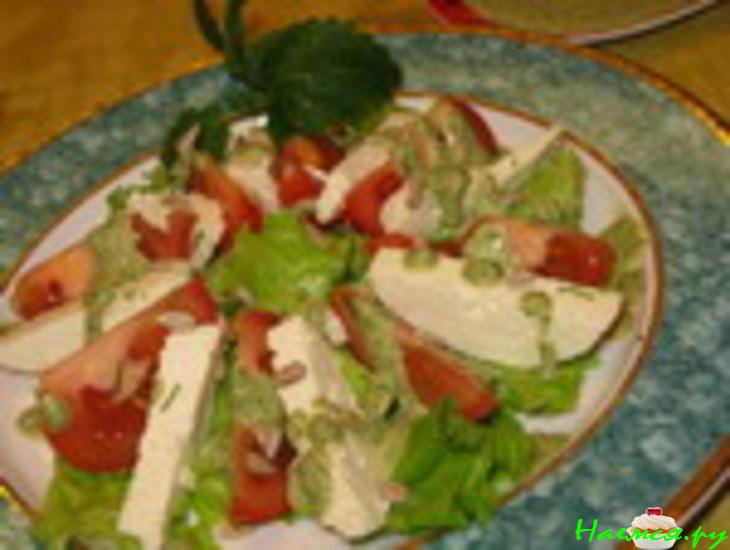 Помидоры и не только с апельсиново-кунжутной заправкой Помидоры и не только с апельсиново-кунжутной заправкой