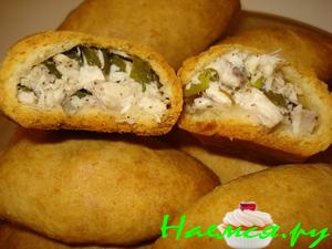 Пирожки к бульону из теста бризе Пирожки к бульону из теста бризе