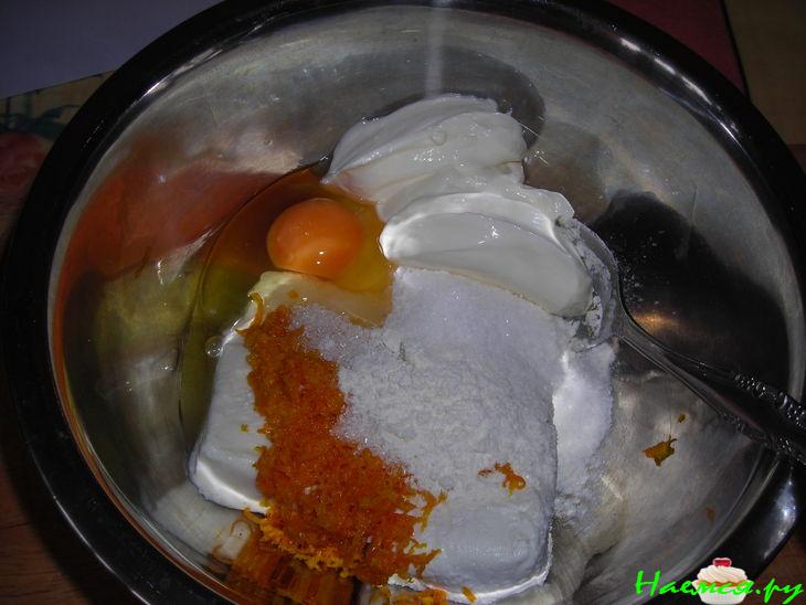 Песочный пирог "Апельсин и глазурь"