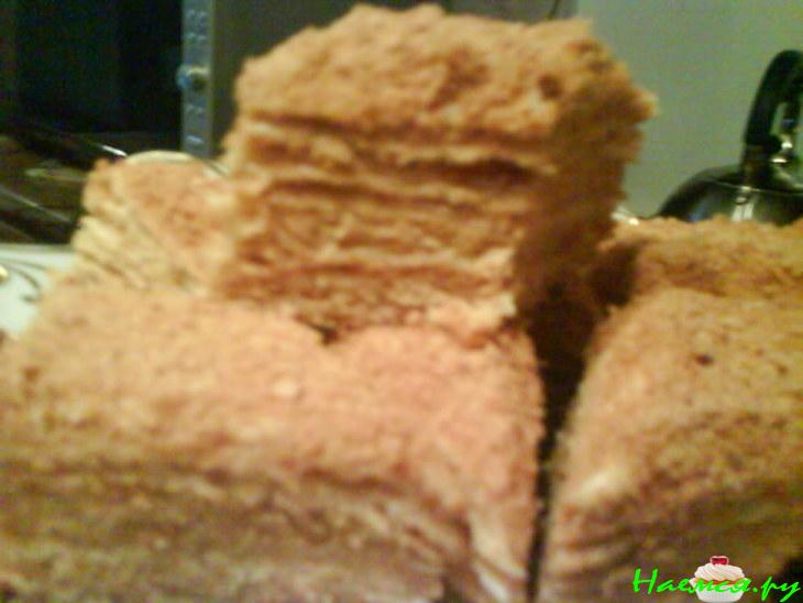 Торт "Дамский Каприз" со сгущенкой