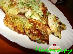 Рыба в кляре из цуккини Рыба в кляре из цуккини