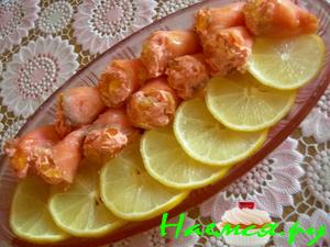 Закуска из семги