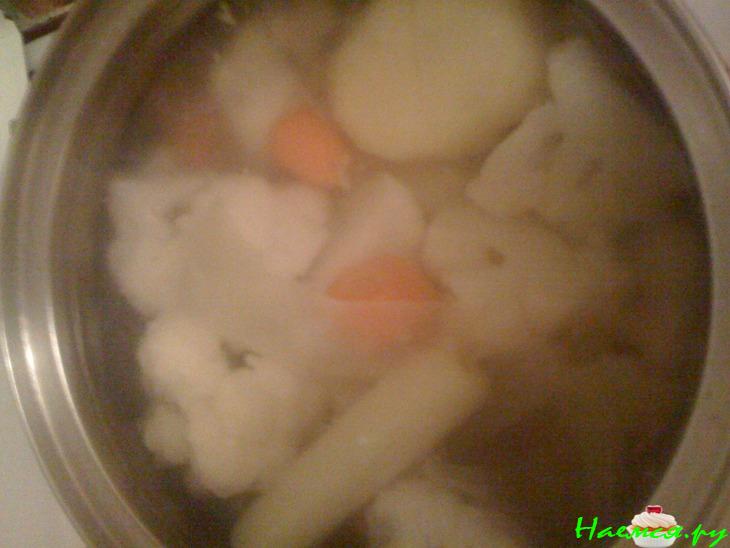 Воздушный крем-суп из цветной капусты