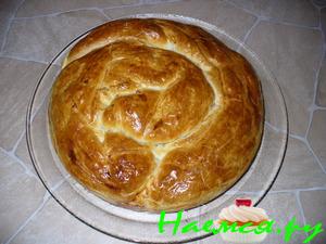 Пирог ' Помятый ' (с куриными потрошками и рисом)