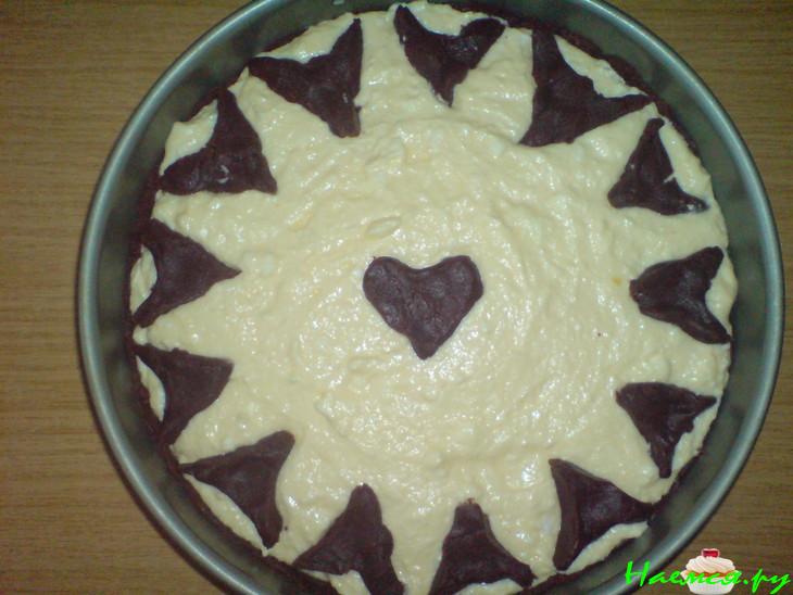 Творожный ванильный пирожок