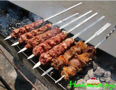 Шашлык из баранины по-казахски