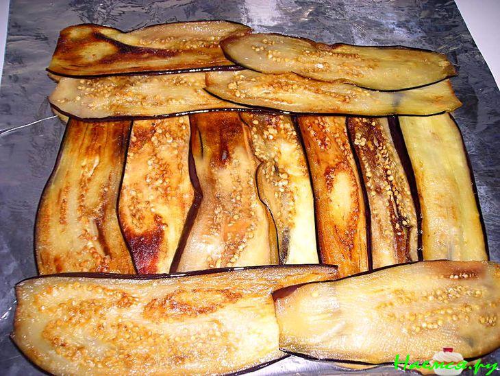 Роллы из баклажана