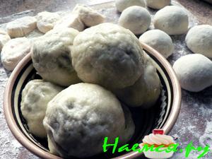 Галушки с печенкой