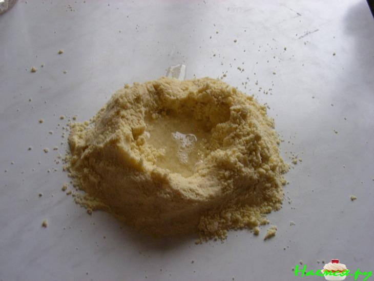 Грушевый пирог с творожной заливкой Грушевый пирог с творожной заливкой