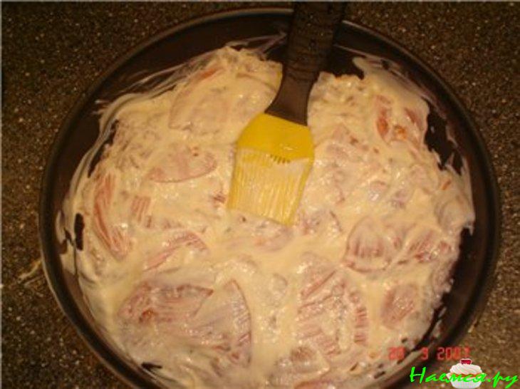 Куриная отбивная с чесноком и сыром