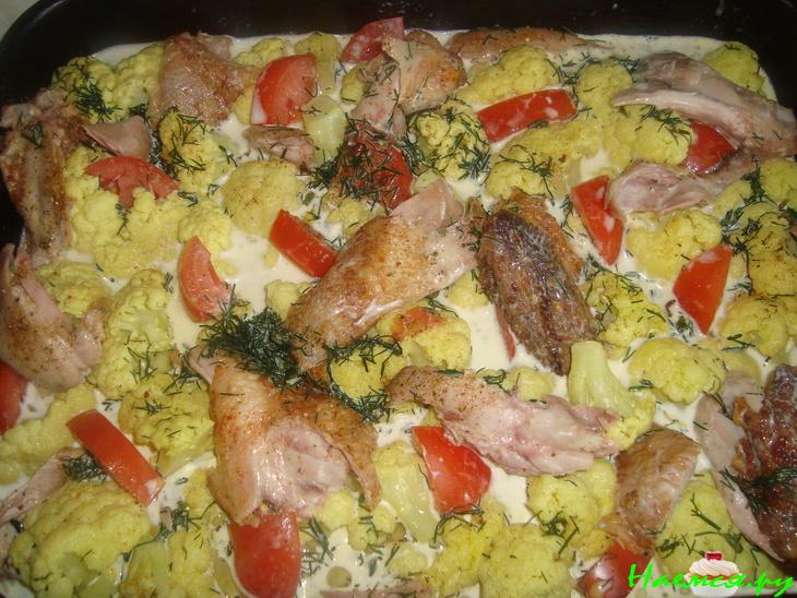 Запеченная цветная капуста