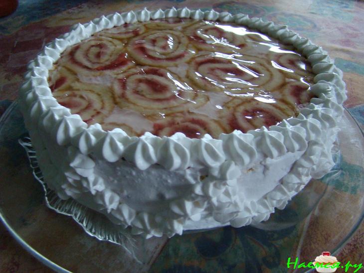 Клубнично-йогуртовый торт Клубнично-йогуртовый торт