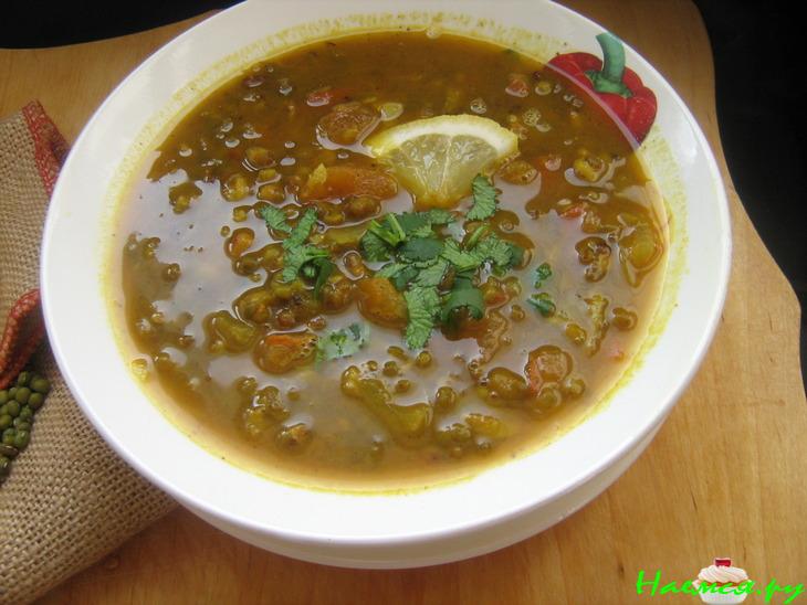 Мунг -дал таркари. Постный суп из маша