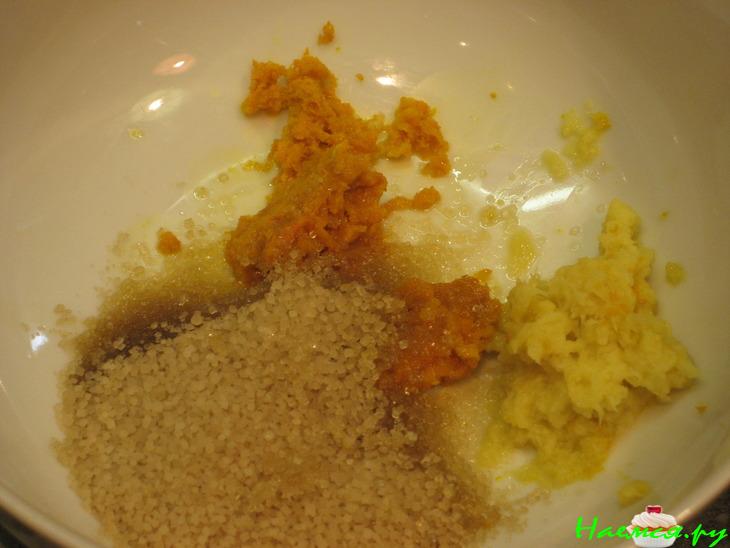 Шотландский пирог с имбирем и ревенем