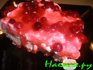 Клюквенный десерт