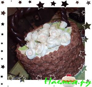 Торт "Корзина с цветами" Торт "Корзина с цветами"