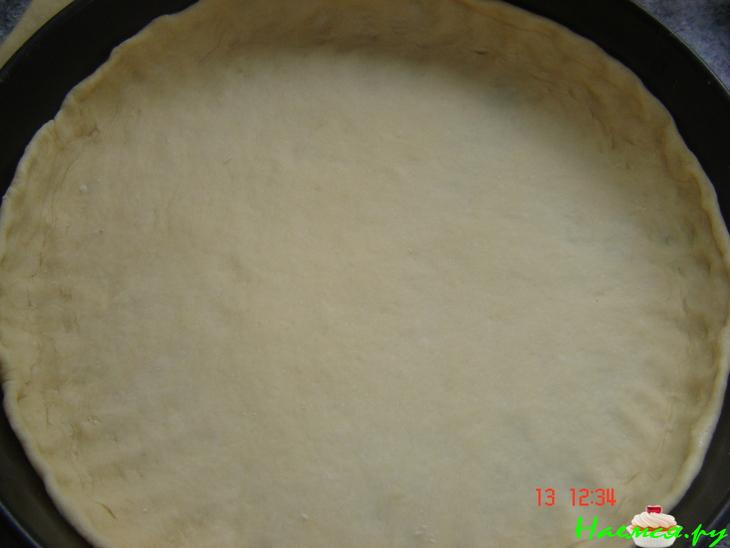 Пирог с картофельно-творожно-грибной начинкой