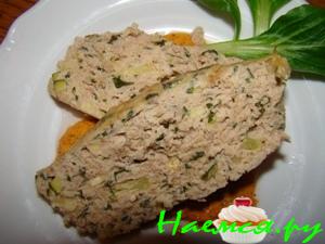 Паштет из индейки со сливками и каперсами