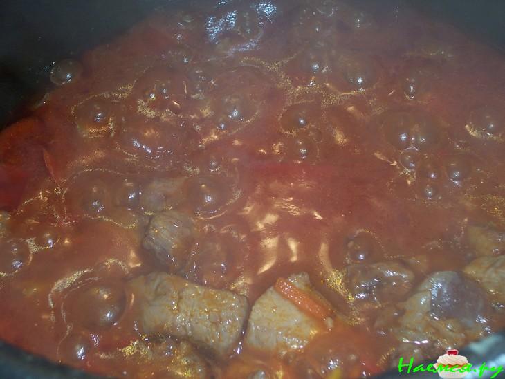 Суп с лепёшкой