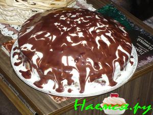 Торт 'Черепаха' с кедровыми орешками